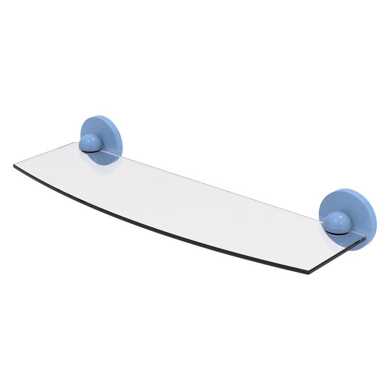 Tablette en verre Prestige Collection Skyline P1033 / 18, Bleu troll plat