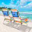 Chaise de plage inclinable