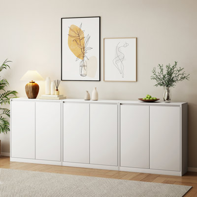 Armoire de rangement modulaire à monter soi-même, armoire 3 pièces à 2 portes
