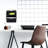 Black Acrylic Wall Mounted Mail Organizer Holder