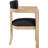Phalan Vegan Leather Upholstered Dining Arm Chair-1708028895-1708028890