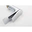 Robinet de salle de bain en métal - levier simple, soupape à hauteur de bec de 5,04 po, débit de 9 L / min, longueur de tuyau de 600 mm
