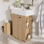 Meuble-lavabo 21,6 po avec lavabo en céramique