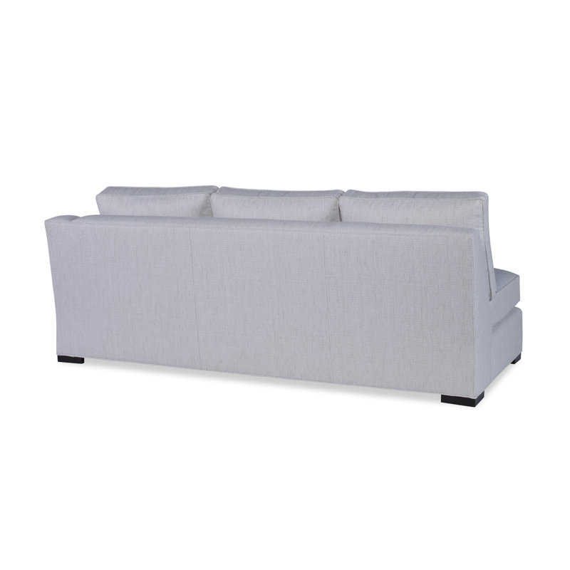 Armanti 120.25'' Wide Left Hand Facing Sofa and Chaise, City Dark, Vanilla Polyester 71608L13