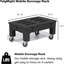 Portant en polyuréthane robuste et robuste avec roulettes Sturdy Essentials Polymight-124800211