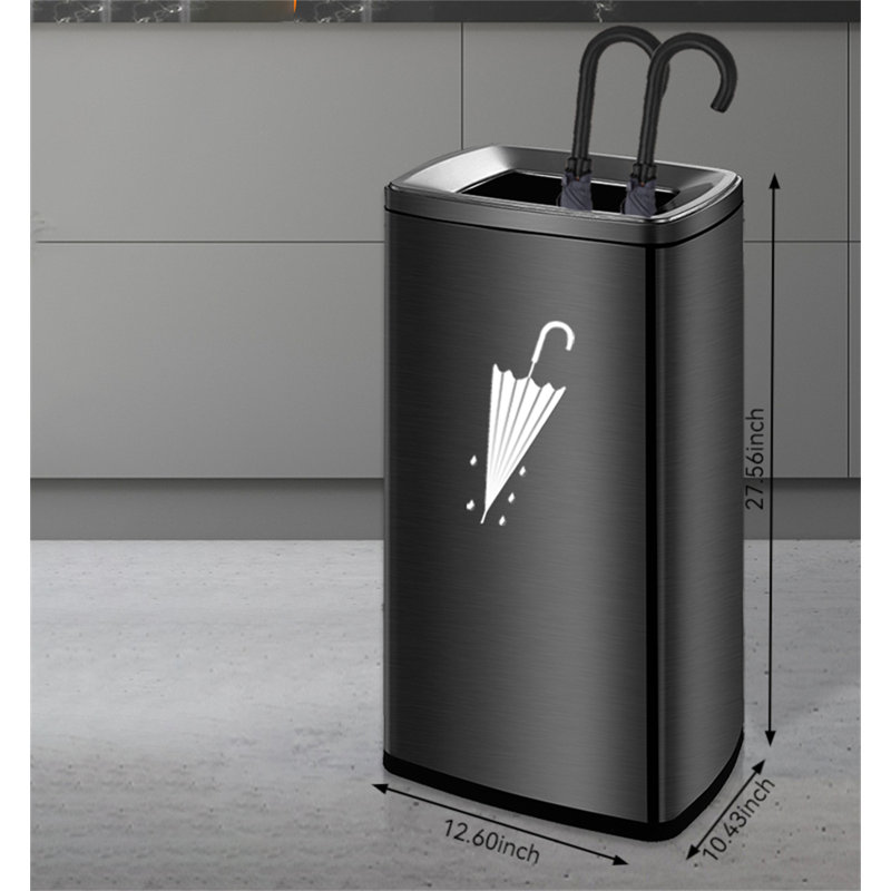Metal Freestanding Umbrella Stand, Black