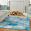 Tapis bleu Hans-1055103991