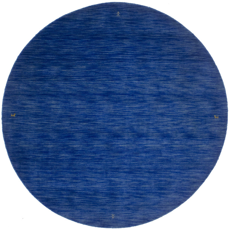 Tapis oriental bleu 6 x 6 Lori Gabbeh