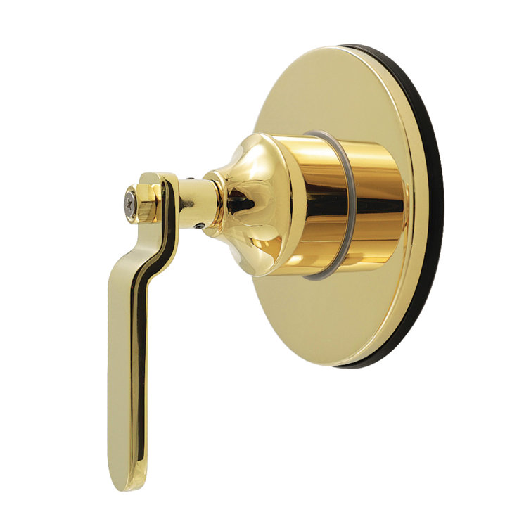 Kingston Brass Whitaker Single-Handle Wall Mount Six-Way Diverter Valve with Trim Kit