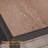 Square Patio Side Table with Metal Frame