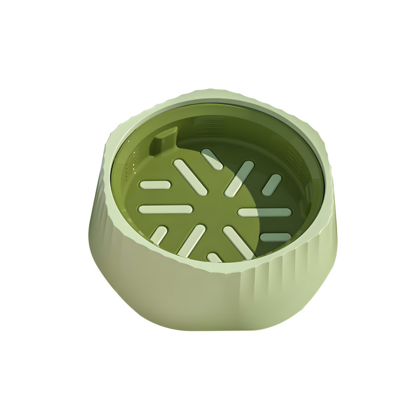 Bol d'alimentation pour animaux Pet Slow, Vert