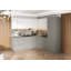 WALLKITCHENS FK-URBAN - Cuisine complète moderne en panneau de fibres à densité moyenne (panneau de fibres à densité moyenne) l 96 po x P 96 po H gris et blanc brillant -97830747
