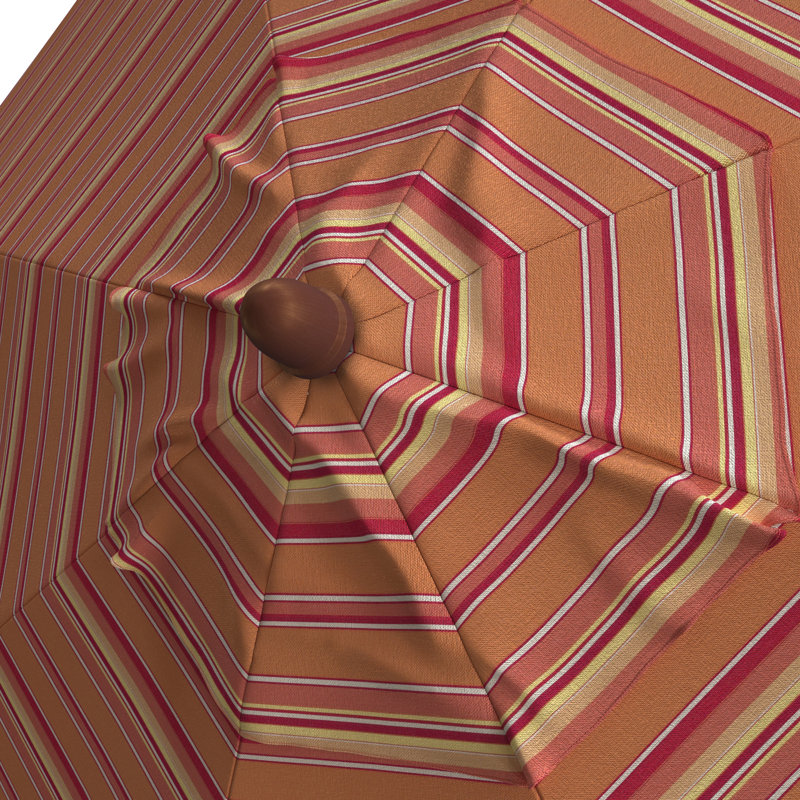 Parasols de marché 9 pi Jimerson, Sunbrella® mangue rayé Dolce