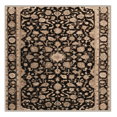 Tapis brun lavable à la machine