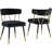 Aarhus Upholstered Gold Metal Side Chair -1180753884
