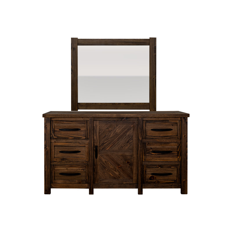 Commode 6 tiroirs et 1 porte