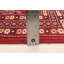 Tapis rouge foncé Malayka Peshawar Bokhara 2 pi 6 po x 3 pi 11 po