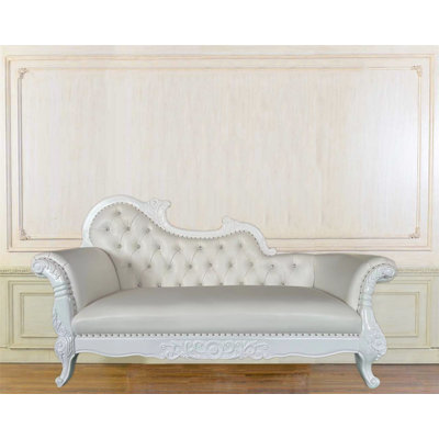 Jubeda Faux Leather Chaise Lounge