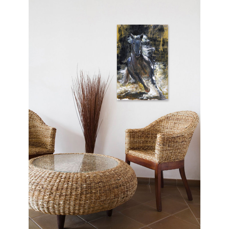 « legend », reproduction d’art sur toile tendue, H 60 po x l 40po x P 1,5 po