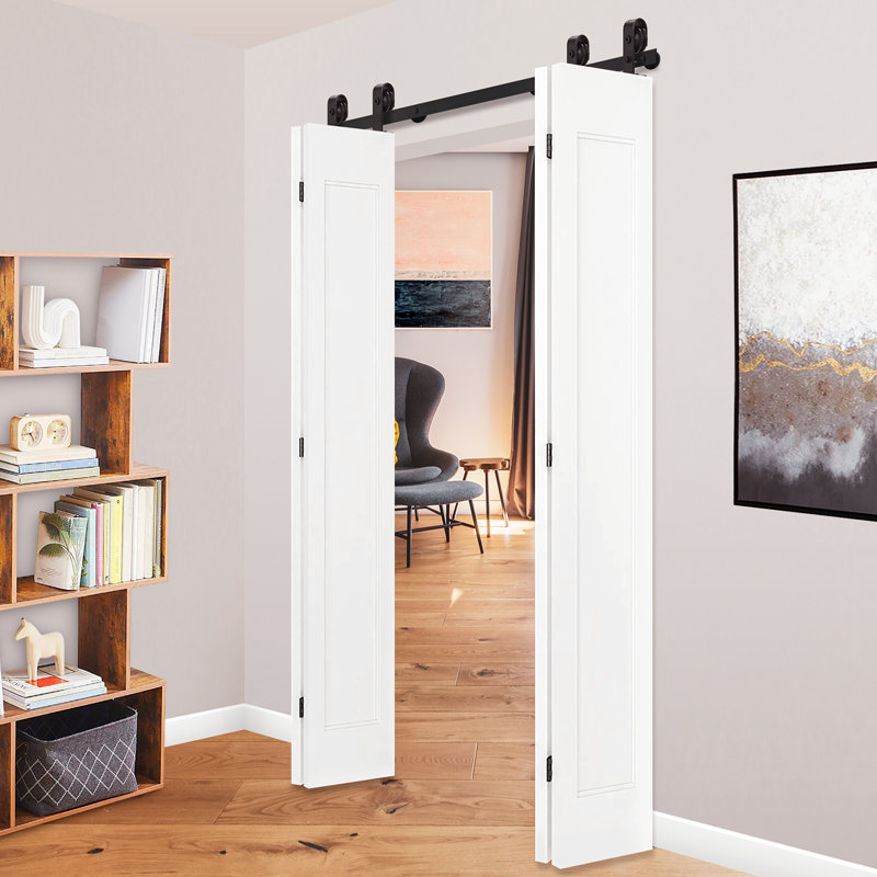 Ensemble de quincaillerie de porte de grange standard pour porte simple, 51,6 po