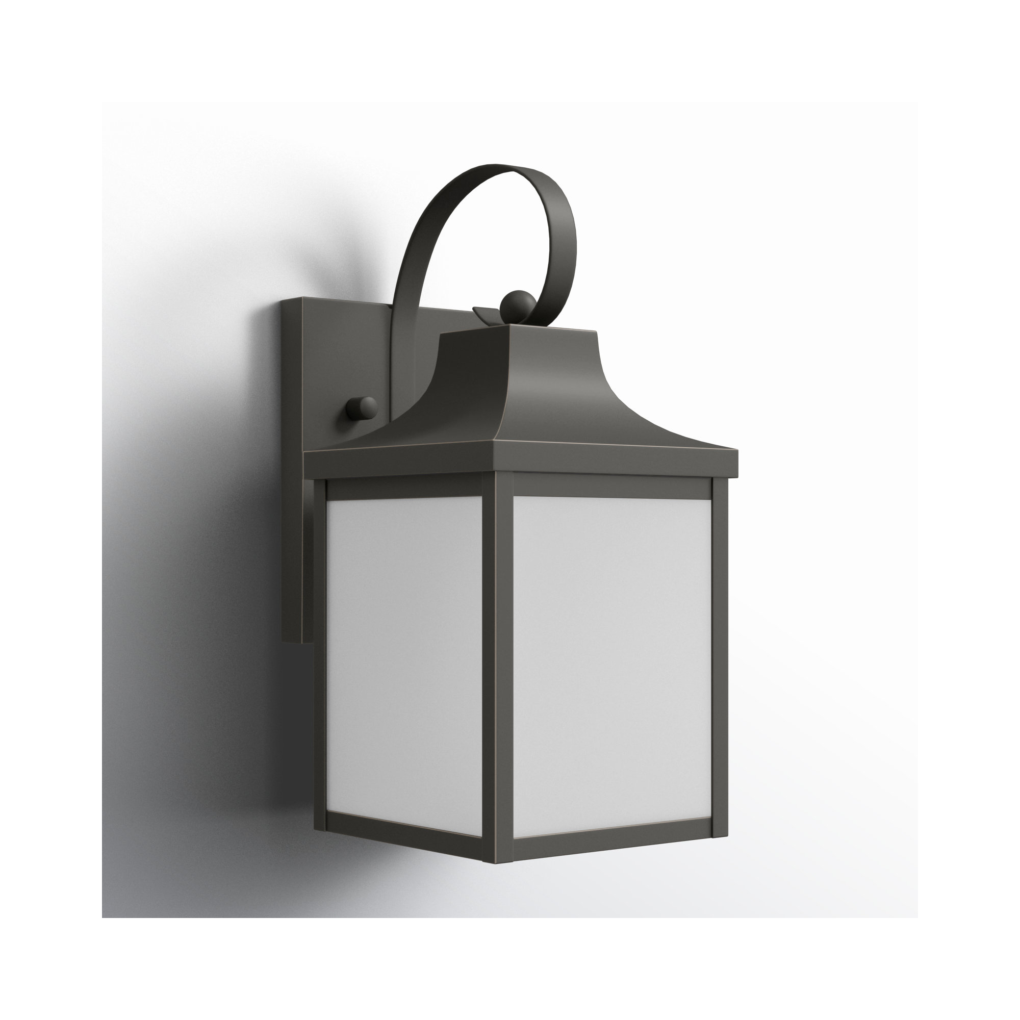 Single Light Outdoor Aluminum Wall Light, No, Antique Bronze