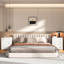 Table de chevet peinte à 3 tiroirs pour chambre à coucher-542760854
