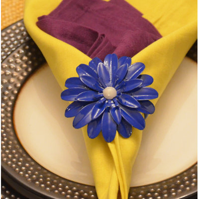Ensemble de 8 serviettes (perle bleue)