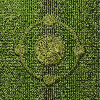 Crop Circle by Happiestsim - Wrapped Canvas Print