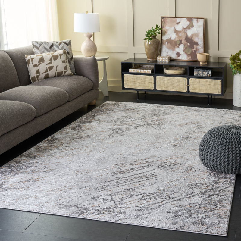 Tapis abstrait Clairese Parker 106 Performance, Rectangle 6 pi x 9 pi