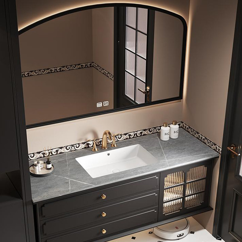 Armoire de salle de bain American Modern, H 21,6 po x l 63 po x P 21,6 po