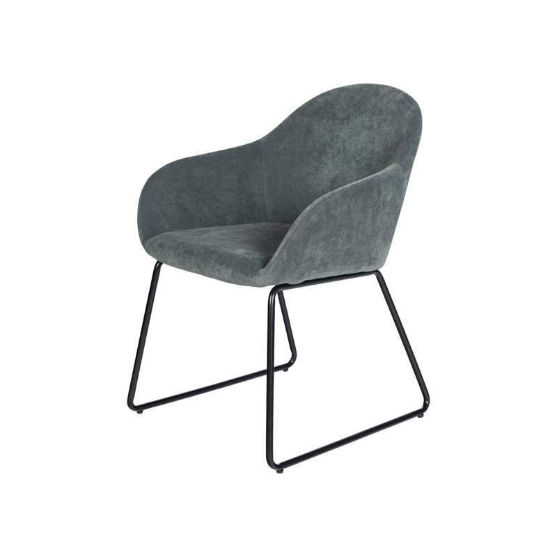 Maryam Upholstered Chair, Bluish Grey