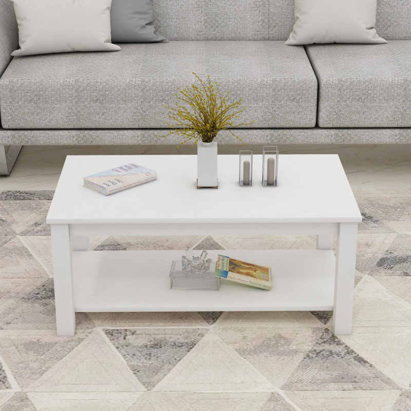 Glorias Coffee Table, White