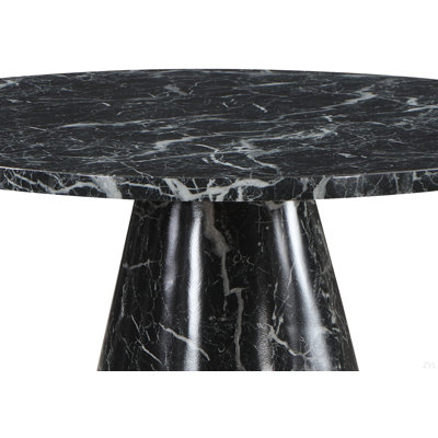 Table de salle à manger avec plateau en pierre reconstituée