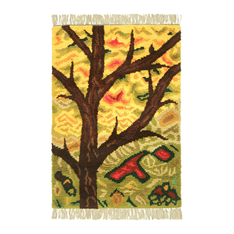 One-of-a-Kind 4’7x6’7 Hand Knotted Area Rug