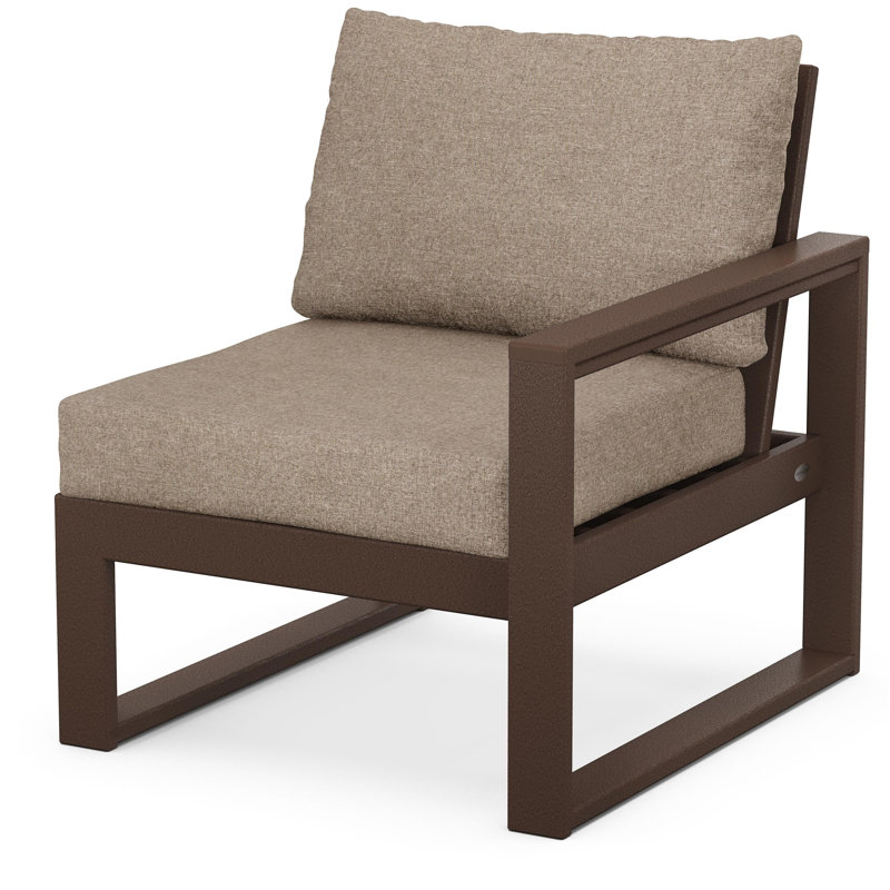 Méridienne d'extérieur POLYWOOD, Revolution® épicé brun, Acajou
