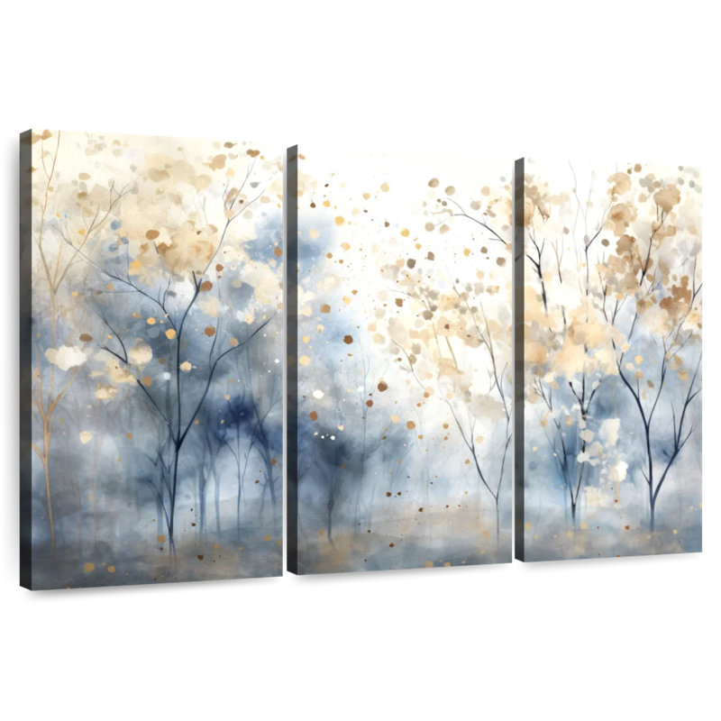 Alvord moucheté forêt bleue II, H 20 po x l 33 po
