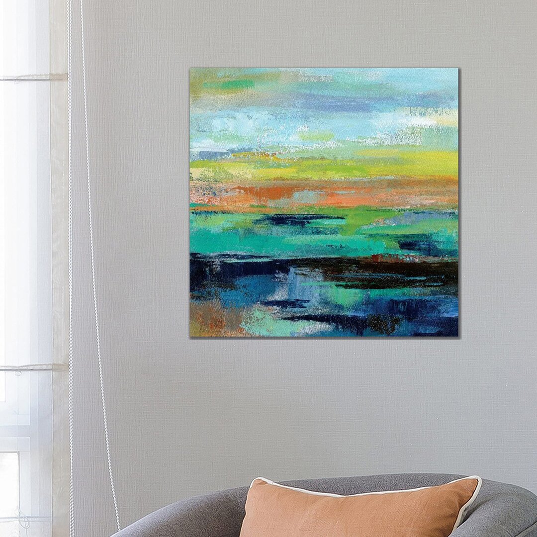 Delmar Sunset III von Silvia Vassileva - Galerie-verpackte Leinwand Giclée