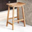 Counter Stool with Solid Wood Frame