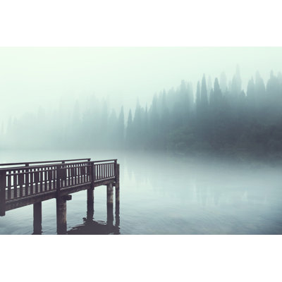 Lataivia Lake Landscape In Winter by Francescoch - Wrapped Canvas Print