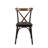 Bohlman Modern 3-Piece Table & Chairs Set, Black | 100% Melamine Coated Particle Board, Table: 27.6 x 30.3 x 27.6 inches, Chairs: 18.1 x 34.3 x 18.9 inches | Durable Beech Wood Legs, Soft 100% Leatherette, Ideal for Dining & Living Spaces