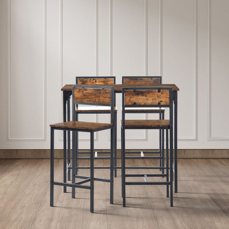 Ahrie 4 - Person Counter Height Dining Set
