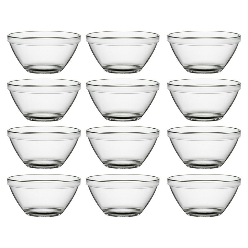 Pompei Stackable Glass Dessert Bowl