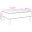 Repose-pieds rectangulaire en polyester noir Vidaxl
