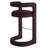 Winslow Performance Velvet Stool-107104050-107104051