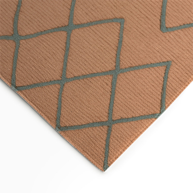 Tapis brun intérieur et extérieur Trellis, Rectangle 9 pi x 12 pi