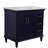 Linslade 37 " W Freestanding Standard Free Standing Single Double Single Vanity Bathroom Vanity With Carrara Marble Top-1015381692