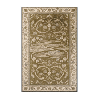 Machine Washable Persian Brown Area Rug