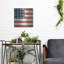 Red Barrel Studio® «Americana Quilt 4» par David Carter, art mural en métal brun-2128661458