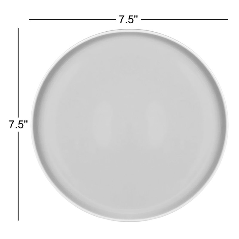 Ensemble de 4 assiettes à salade Nortake ColorTrio, 7,5 po