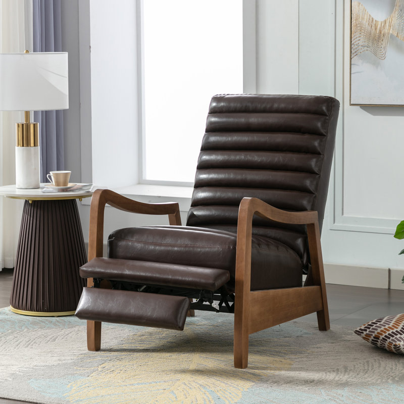 Fauteuil inclinable luxueux Ikraam Chance, Brun